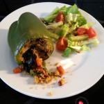 Gefüllte Paprikaschote (vegan)