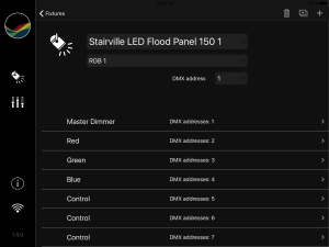 StageLight 1.4 Manage Fixtures